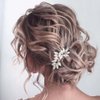 Jeairts Rhinestone Hair Comb Bridal Hair Pieces Crystal Brides Headpiece Hair Jewelry Glitter Wedding Hair Accessories for Women and Girls(3-Rose Gold)