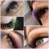 Purple Ombre Colored Lash Extension 0.07 D Curl 8-14mm Mix Tray, CoMango Black Gradient Purple Easy Fan Volume Eyelash Extensions, Lashes Soft Matte Salon Use, Self Fanning Volume Lashes！