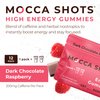 SGC Seattle Gummy Company Caffeine Energy Gummies 6-Pack, Raspberry Chocolate Mocca Energy Chews, Nootropic, Vegan, Plant-Based, Gluten Free, 200mg Caffeine
