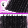 wiwoseo Fluffy Long Lash Clusters Eyelash Clusters Fluffy Cluster Eyelash Extensions 200D Thick Volume Lashes Clusters 16-24MM Super Long Individual Lashes Fluffy Mink Eyelashes Cluster Lashes