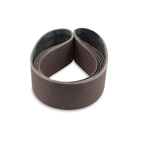 Red Label Abrasives 2 X 42 Inch 220 Grit Aluminum Oxide Multipurpose Sanding Belts, 6 Pack