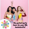 Pop Fizz Designs Bach to the 90s Hair Clip (12 Count, 12 Pieces, 12 units) - 90s Themed Party Favor, Bachelorette Party Supplies