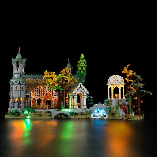 BRIKSMAX Led Lighting Kit for LEGO-10316 The Lord of The Rings: Rivendell - Compatible with Lego Icons Building Blocks Model- Not Include Lego Set