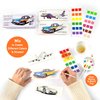 COIPLAY 648 Color Blocks Watercolor Paint Set, 52-Bookmarks, 3 Brushes, Silicone Cup, Travel & Adventure Coloring Books, for All Ages, Travel-Friendly, Easy to Use,No Mess, All in One Art Supplies