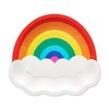 American Greetings Rainbow Party Supplies, Dinner Plates (36-Count)