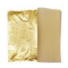 Gigules Gold Leaf Sheets 100 Pcs Imitation Gold Foil Sheets for Arts Painting Gilding Crafts Decoration 5.5" x 5.5"