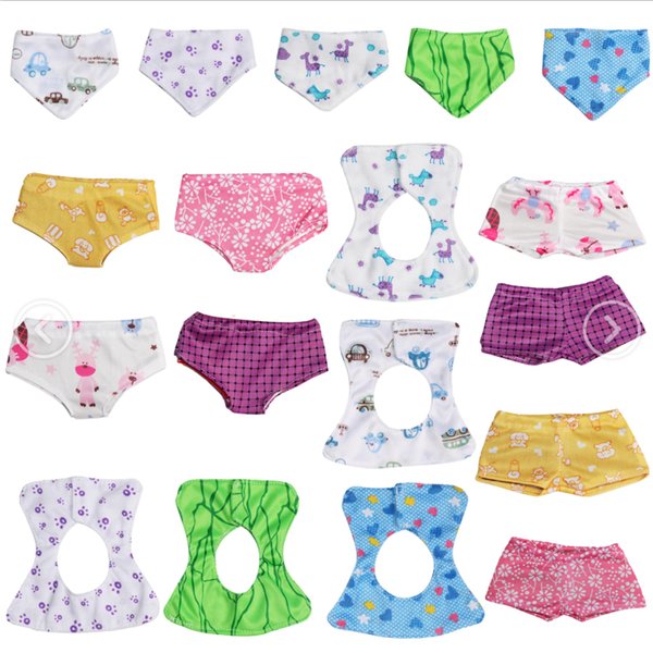 Xunwa Baby Dolls Clothes Dress Underwear Bib Accessories Shoes for 10-11 Inch Alive Baby Dolls and Newborn Baby Dolls Girl