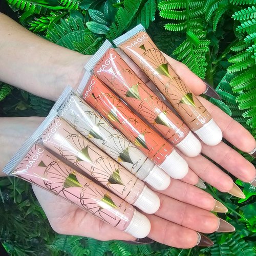 The Make-Up Artist Project Smooth Hydrating Lip Gloss Set 6PCS Nude and Pink Glossy Lipgloss Set Shiny Nude Gloss Long-lasting Nude Color Non-sticky Moisturizing Glosses