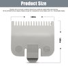 Guard Replacement for Wahl Clipper Guards Set Hair Clipper and Trimmer, Clipper Guide Comb #3137-101 - Grey #1/2-1/16" (1.5mm) (2 Pack)
