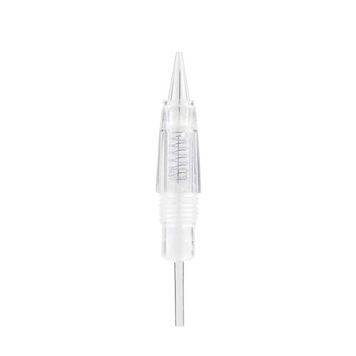 10PCS Permanent Makeup Clear Needle Cartridges for Eyebrow Eyeliner Tattoo Machine (7F)