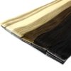 20 Pcs X 18" inches Invisible Tape In Seamless Hand Tied Remy Human Hair Extensions (#4A Medium Ash Brown)