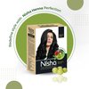 Nisha Natural Henna Based Hair Color, Permanent Black Hair Color Dye, Natural Premium Henna, 100% Grey Coverage, Natural Black, 2.12 oz