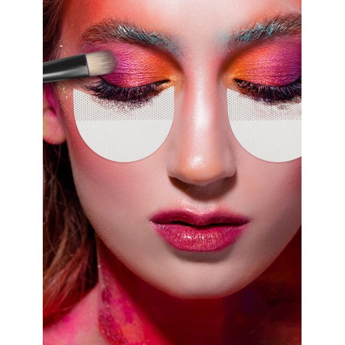 Kalolary 120 Pcs Eye Shadow Shields, Eyeshadow Pads Stencils Lint Free Under Eye Pads Eyeshadow Patches For Eyelash Extensions/Lip Makeup