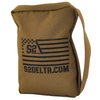 Tactical Rear Squeeze Bag, Shooting Rest, Long Range Shooting Rest, PRS Precision, Medium Barricade Bag, S2Delta (Coyote Tan, 1lb)
