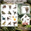 Dinosaur Temporary Tattoos Birthday Party Supplies Decorations 96PCS 3D Tattoos Stickers Super Cute Party Favors Kids Boys Girls Gifts Ideas Classroom School Prizes Themed Baby Showers