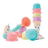 Toy Chef Ice Cream Shop Playset, Pretend Play Ice Cream and Cones, Ice Cream Toys for Kids, Dessert Play Set for Kids, Play Kitchen Accessories for Girls and Boys