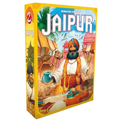 Jaipur Board Game (New Edition) - Fast-Paced Duel of Merchants! Strategic Trading and Market Gameplay for Kids & Adults, Ages 10+, 2 Players, 30 Minute Playtime, Made by Space Cowboys