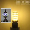 SILVERFEVER LED Light Bulb for Mosaic Turkish Lamp E12 LED Light Bulbs 3W = 30W Halogen (Pre Pack 4)