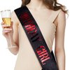 TOBATOBA Birthday Sash Birthday Crowns for Women Girls, Birthday Girl Sash and Tiara Set, Red Black Birthday Crown and Sash for Women, Princess Birthday Decorations Birthday Gifts for Girls