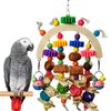Kewkont Bird Toys Parrot Toys Natural Corncob Wooden Mango Solid Chew Toys for Small and Medium Parrots, African Grey Parrots, Cockatiels, Poodles, Sun Parrots, Lovebirds