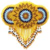 Handmade Beaded hair Clip/Barrette.Seed Beaded Native American Style Beaded Hair Barrette for Women.Suitable for Different Occasions & Gifting.