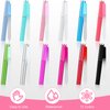 Lasnten 24 Pcs Crystal Glass Nail Files with Case Bulk Nails Manicure for Women Girls Professional Glass Nail File Double Sided, 12 Colors