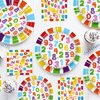 96Pcs Educational Party Supplies 350 GSM Alphabet Number Party Plates and Napkins Early Learning Tableware Set for Kids Baby Shower Back to School Alphabet Number Birthday Party Decorations,Serves 24
