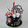 Guitar Cake Toppers Music Theme Birthday Cake Toppers Electric Guitar Model Rock And RollCake Decorations For Rockstar Theme Party Guitar Party Bass Party Supplies (Red)