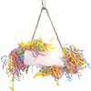 Mandarin Bird Toys by M&M 1105 Foraging Shred Tube - Handcrafted Foraging Blast, Straightforward Aviary Fun, Easy for Birds to Grab