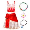 WonderBabe Girls Ocean Adventure Outfit Fashion for Pretend Play Dress Princess Dress Up Birthday Party Outfits Halloween Costume size 2-3T