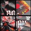Avezano Rock and Roll Party Decorations Born to Rock Door Banner 50s Rock Star Music Theme Birthday Party Supplies Door Decorations