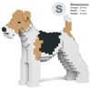 JEKCA Wire Haired Fox Terrier 01S | Plastic Building Blocks | Age 14+
