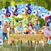 45 Pieces Nautical Balloons Nautical Party Latex Balloons Decorations Anchor Sailboat Decorations for Kids Boys Birthday Baby Shower Party Supplies