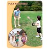 Toss and Catch Ball Game, Baseball Camping/Yard/Outdoor Sports Toy for Kids, Outdoor Family Games for Kids and Adults with 2 Soft Sticky Balls and 2 Upgraded Paddles, Ages 3-8+