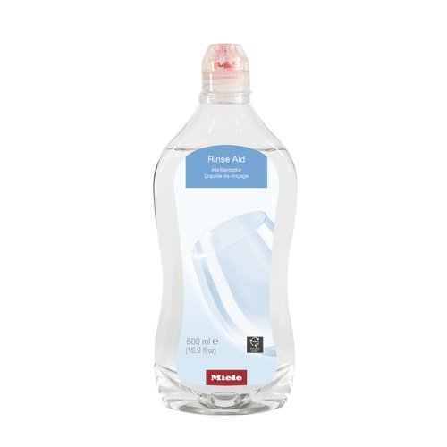 Miele Original Dishwasher Rinse Aid, for Optimal Drying and Sparkling Finish with Glass Protection Formula, 17 oz