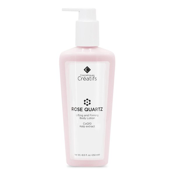 Cosmétiques Créatifs Rose Quartz Body Lotion with CoQ10, Kelp Extract and Hydrating Antioxidants, 8.5 fl. oz.