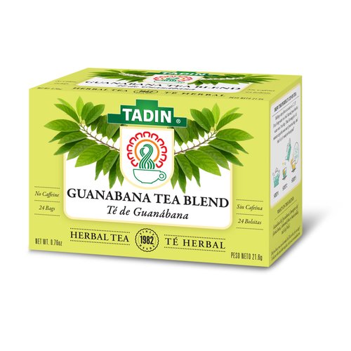 Tadin Guanabana Herbal Tea Blend, Caffeine Free, 24 Count (Pack of 6)