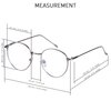 ANDWOOD Blue Light Blocking Glasses Women Men Computer Small Face Clear Bluelight Blocker Metal Frame Round Silver