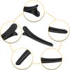 24 Pcs Hair Sectioning Clips Hair Clips for Styling Alligator Hair Barrettes Pins Plastic Duck Billed Alligator Hair Clips Duck Teeth Hair Accessory for Women with Container, 2.95 Inch (Black)