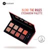 SUGAR Cosmetics - Blend The Rules - Eyeshadow Palette - 01 Flawless (8 Warm Neutral Shades) - Highly Pigmented Eye Makeup Palette | WaterProof & SmudgeProof