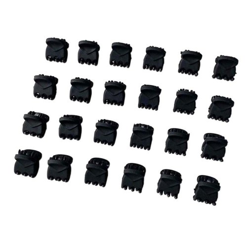 48PCS Mini Hair Claw Clips, Mini Hair Clips, Small Hair Clips, Plastic Mini Clamp Clips, Non Slip...