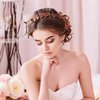 Generic 20 Pieces Red Crystal Hair Pins Rose Flower Hair Clips U Shaped for Bride Women Girls Wedding Dance Birthday Hair Accessories