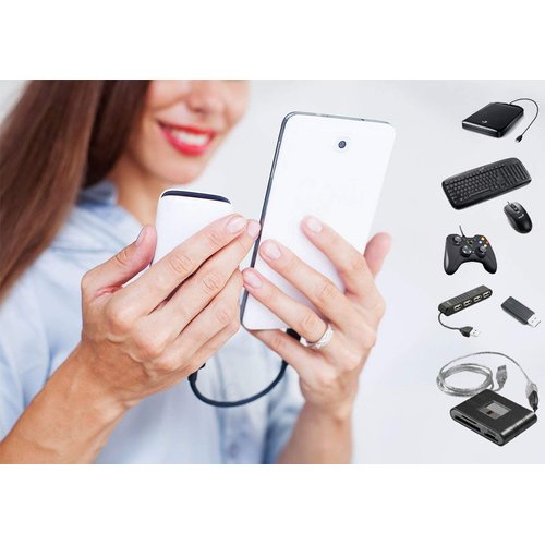 Tek Styz PRO OTG Power Cable Works for vivo V9 Pro with Power Connect Any Compatible USB Accessory with MicroUSB Cable!