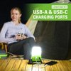 Greenworks 24V Lantern Cordless 500lm Camping Light with USB-A and USB-C Port, tool only