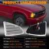UNIONSTAR LED Front Corner Light Side Marker Light Compatible with 1994-1997 Chevy Blazer S10, Driver & Passenger Side, Side Marker Turn Signal Corner Lamps，OEM Part Number: ‎‎GM2551140、GM2550140