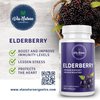 Via Natura Organics Elderberry Capsules 1000mg | Organic Herbal Supplement | 120 Capsules