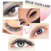 Lash Extensions 5D Eyelash Extensions W Lashes 0.07mm Thickness D Curl Lashes Mix 8-15mm Soft Lash Trays Pestañas Pelo a Pelo Natural Matte black False Eyelashes Individual Lashes(W-5D-0.07-D,8-15mm)