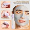 JPNK New Facial Mask Bowl Set, New DIY 6Pack DIY Clay Mask Mixing Kit (Pink)