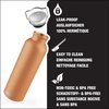 Sigg - Cooper Aluminum Water Bottle - Original Gold - With Screw Cap - Leakproof - Lightweight - BPA Free - 17 Oz