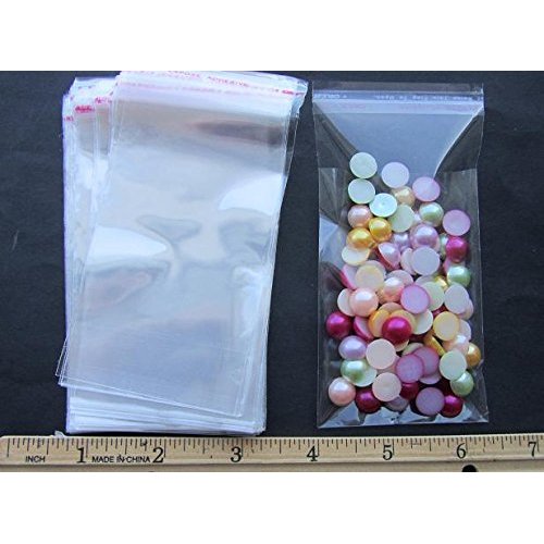 500pc Self Adhesive Resealable Clear Plastic Cellophane Poly Bag 2 x 3 inches cello-B US SELLER SHIP FAST…